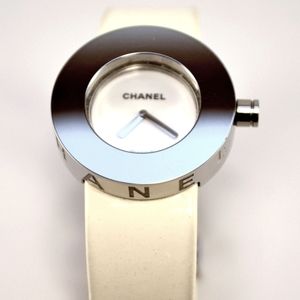 CHANEL Auth. "La Ronde" Patent / Stainless Watch